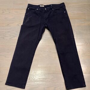 Dark Blue AG Straight Leg Graduate Jeans